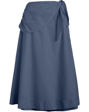 Merlette Camila Cotton Poplin Skirt - Blue