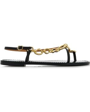 Amanu The Kilifi Leather Sandals - Black