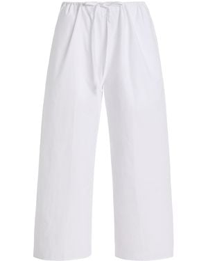 Flore Flore Josephine Cotton Trousers - White
