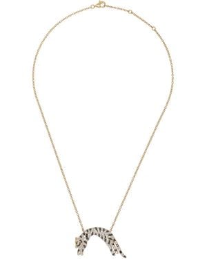 Yvonne Léon 18K Diamond; Tsavorite Pendant Necklace - Black