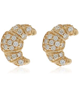 Sydney Evan 14K Diamond Studs - White