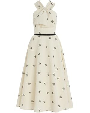 Rosie Assoulin Jacquard Midi Dress - Natural