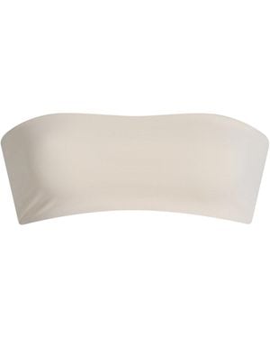Ziah Twisted Bandeau Bikini Top - White