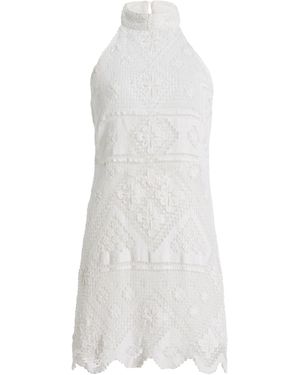All That Remains Exclusive La Isla Valentine Cotton Lace Mini Dress - White