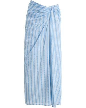 Jonathan Simkhai Liorra Yarn-Dyed Jersey Midi Skirt - Blue