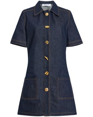 Franchise Macy Cotton Mini Dress - Blue