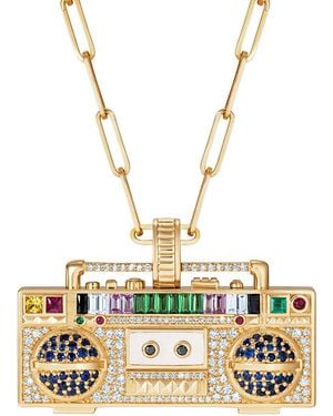 Nevernot Feel The Rhythm 14K Necklace - Metallic