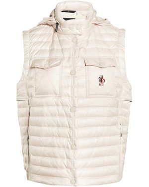 Moncler Gumiane Ripstop Down Vest - Natural