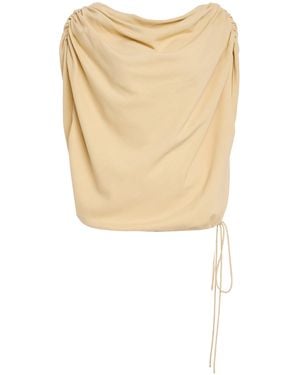 Kallmeyer Naia Draped Top - Natural