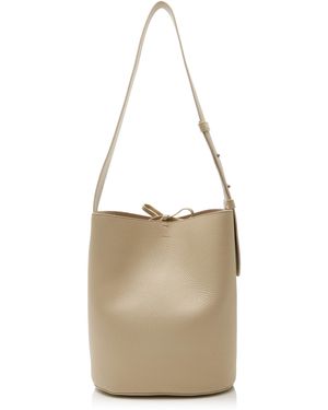 LIE STUDIO The Norma Leather Tote - Natural