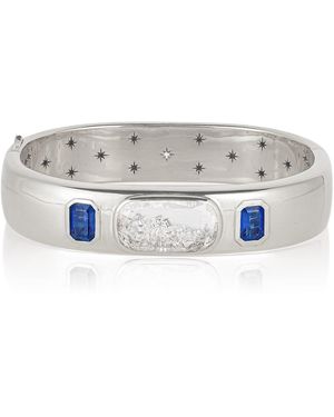 Moritz Glik 18K Brado Bangle Bracelet - Blue