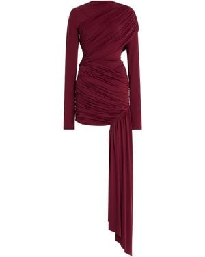 De La Vali Exclusive Ravel Jersey Mini Dress - Red