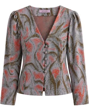 MACCAPANI Cocs Jacquard Jacket - Gray