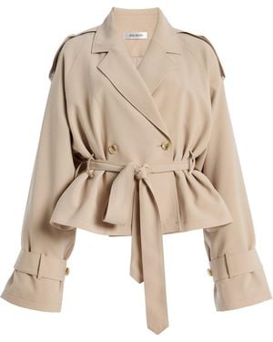 AYA MUSE Soli Trench Jacket - Natural