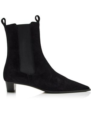 Aeyde Kiki Suede Boots - Black