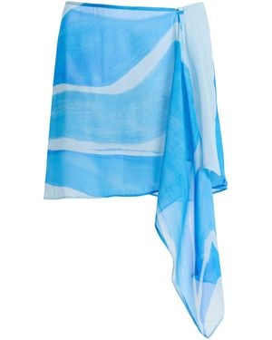 Significant Other Exclusive Milou Mini Sarong Skirt - Blue