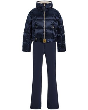 Bogner Aya Convertible Down Ski Suit - Blue