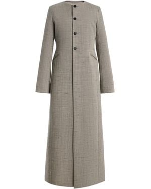 Kallmeyer Henri Speckled Wool Duster Coat - Grey