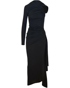 Salon 1884 Alix Wrap Dress - Black
