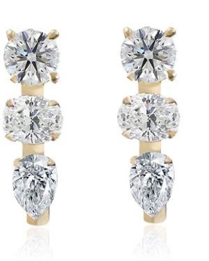 Sorellina 18K Multi-Stone Earrings - Metallic