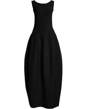 Ashlyn Tama Cape Maxi Dress - Black