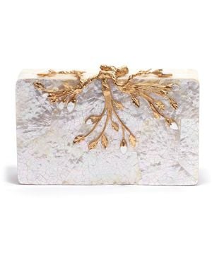 Emm Kuo Cheval Clutch - White
