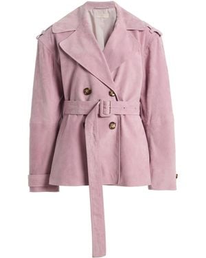 Ulla Johnson Corinne Belted Jacket - Pink