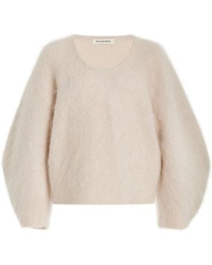 By Malene Birger Milea Balloon-Sleeve Knit Wool-Blend Jumper - Natural