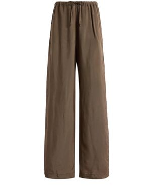 Rohe Checked Pyjama Trousers - Brown