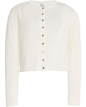 Leset James Wool Cardigan - White