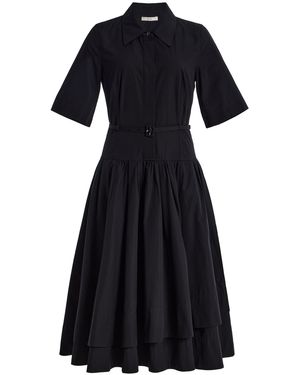 Co. Belted Tton Dress - Black