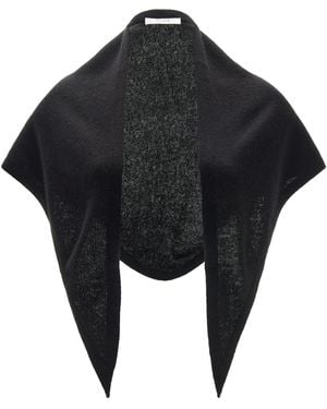 The Row Neomine Cashmere Scarf - Black