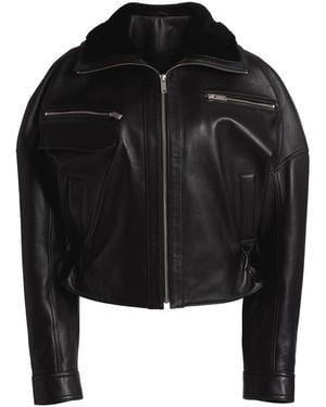 Christopher Esber Atlas Leather Jacket - Black