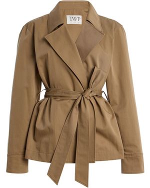 Twp Wrap Me Up Cotton Jacket - Natural