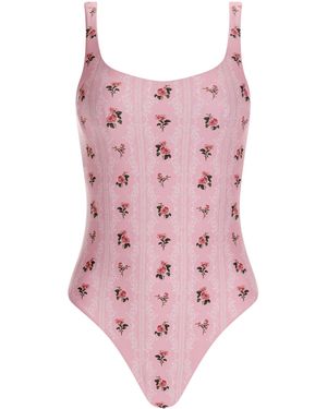 Agua Bendita Gema Nostalgia One Piece Swimsuit - Pink