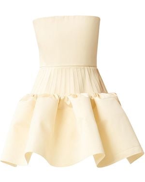 Juozas Statkevicius Satin Corset Mini Dress - White