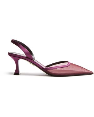 Britt Netta Esme Slingback Court Shoes - Pink