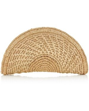 Bembien Exclusive La Isla Perla Raffia Clutch - Natural