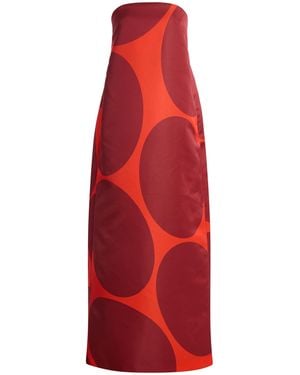 Dries Van Noten Damino Duchess-Satin Gown - Red