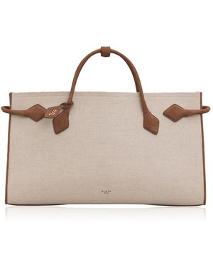 Alaïa Le Teckel Canvas Tote Bag - Pink
