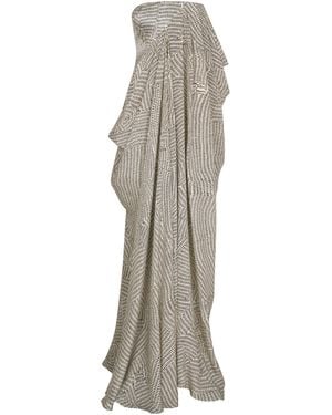 Heirlome Cindy Silk Maxi Dress - Natural
