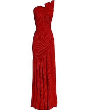 Georgia Hardinge Exclusive Eden Georgette Maxi Dress - Red