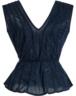 Merlette Safar Pima Cotton Top - Blue