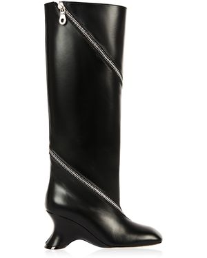 A.W.A.K.E. MODE Tess Zip Boot - Black