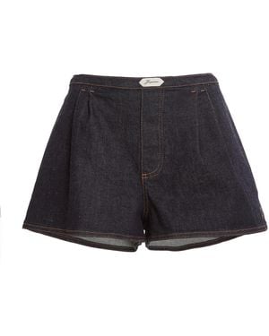 Jacquemus The De-Nimes Amelo Cotton Shorts - Blue