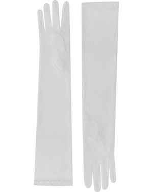 Ila Naia Tulle Gloves - White