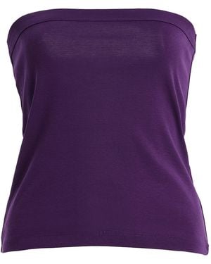 Flore Flore Bes Cotton Bandeau Top - Purple