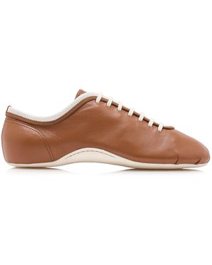 Dries Van Noten Leather Trainers - Brown