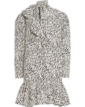 Franchise Arabella Silk Mini Dress - White