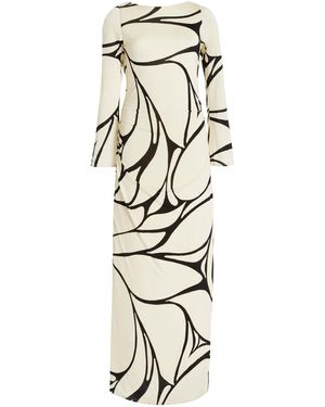 Cala De La Cruz Malaga Jersey Maxi Dress - White
